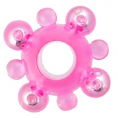 Эрекционное кольцо c бусинками - Toyfa Basic - в Туле купить с доставкой