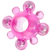 Эрекционное кольцо c бусинками - Toyfa Basic - в Туле купить с доставкой