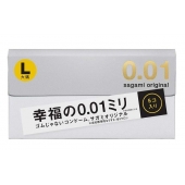 Презервативы Sagami Original 0.02 L-size увеличенного размера - 5 шт. - Sagami - купить с доставкой в Туле