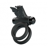 Черное эрекционное виброкольцо Passionate Ring IX - Baile - в Туле купить с доставкой