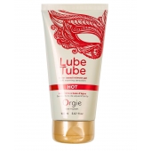 Интимный гель на водной основе Lube Tube Hot с разогревающим эффектом - 150 мл. - ORGIE - купить с доставкой в Туле
