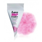 Съедобное согревающее массажное масло Love Me Tender Cotton Candy с ароматом сладкой ваты - 10 мл. - Love to Love - купить с доставкой в Туле
