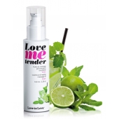 Съедобное согревающее массажное масло Love Me Tender Mojito с ароматом мохито - 100 мл. - Love to Love - купить с доставкой в Туле