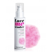 Съедобное согревающее массажное масло Love Me Tender Cotton Candy с ароматом сладкой ваты - 100 мл. - Love to Love - купить с доставкой в Туле