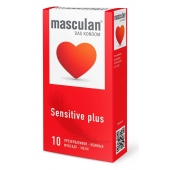 Презервативы Masculan Sensitive plus - 10 шт. - Masculan - купить с доставкой в Туле