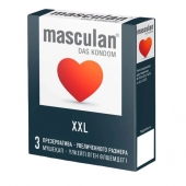 Презервативы увеличенного размера Masculan XXL - 3 шт. - Masculan - купить с доставкой в Туле