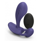 Темно-синий вибромассажер Witty P G Vibrator with Remote Control - Love to Love - в Туле купить с доставкой
