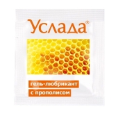 Гель-лубрикант «Услада с прополисом» - 3 гр. - Биоритм - купить с доставкой в Туле