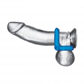 Комплект из 2 эрекционных колец-восьмерок 2-Pack Duo Cock And Ball Stamina Enhancement Ring - BlueLine - в Туле купить с доставкой