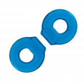Комплект из двух колец для пениса 2-Pack Ultra-Stretch Stamina Endurance Ring - BlueLine - в Туле купить с доставкой