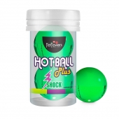 Лубрикант на силиконовой основе Hot Ball Plus с покалывающим эффектом (2 шарика по 3 гр.) - HotFlowers - купить с доставкой в Туле