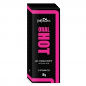 Гель для оральных ласк Oral Hot с согревающим эффектом - 15 гр. - HotFlowers - купить с доставкой в Туле