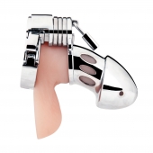 Клетка на пенис из металла Obedience Cock Cage - BlueLine - купить с доставкой в Туле