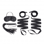 Эротический набор 4PC Bondage Bed Strap   Flogger Kit - Lux Fetish - купить с доставкой в Туле