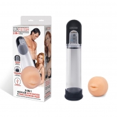 Автоматическая вакуумная помпа-мастурбатор Blowjob Auto Sucker Penis Enlarger Pump - Lux Fetish - в Туле купить с доставкой