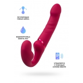 Малиновый безремневой страпон Lapis - 23 см. - Lovense - купить с доставкой в Туле