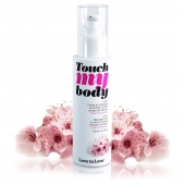 Силиконовый лубрикант 2-в-1 Touch My Body с ароматом вишнёвого цвета - 100 мл. - Love to Love - купить с доставкой в Туле