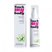 Силиконовый лубрикант 2-в-1 Touch My Body с ароматом моной - 100 мл. - Love to Love - купить с доставкой в Туле
