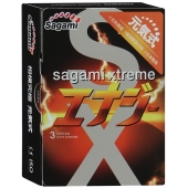 Презервативы Sagami Xtreme ENERGY с ароматом энергетика - 3 шт. - Sagami - купить с доставкой в Туле