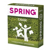 Классические презервативы SPRING CLASSIC - 3 шт. - SPRING - купить с доставкой в Туле