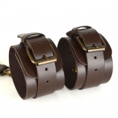 Коричневые наручники IDEAL - Sitabella - купить с доставкой в Туле