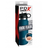 Мастурбатор-вагина в синей колбе F*ck Flask - Pipedream - в Туле купить с доставкой