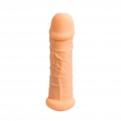 Телесный фаллоудлинитель Extra Size Bubbles - 15,5 см. - Lola Games - в Туле купить с доставкой