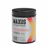Анатомические презервативы MAXUS Sensual - 15 шт. - Maxus - купить с доставкой в Туле
