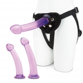 Тренировочный набор с тремя насадками Pegging Training Set - Lux Fetish - купить с доставкой в Туле