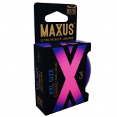 Презервативы Maxus XXL увеличенного размера - 3 шт. - Maxus - купить с доставкой в Туле