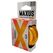 Презервативы анатомической формы Maxus Sensual - 3 шт. - Maxus - купить с доставкой в Туле