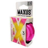 Ароматизированные презервативы Maxus Exotic Mix - 3 шт. - Maxus - купить с доставкой в Туле