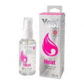Возбуждающая силиконовая вагинальная смазка Yes Heat - 50 мл. - Sitabella - купить с доставкой в Туле