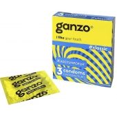 Классические презервативы с обильной смазкой Ganzo Classic - 3 шт. - Ganzo - купить с доставкой в Туле