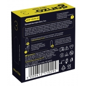 Ультратонкие презервативы Ganzo Ultra thin - 3 шт. - Ganzo - купить с доставкой в Туле