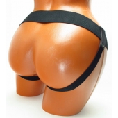 Трусики для страпона коричневого цвета - БДСМ Арсенал - купить с доставкой в Туле