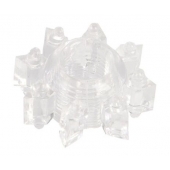 Прозрачное гелевое эрекционное кольцо-звезда - Toyfa Basic - в Туле купить с доставкой