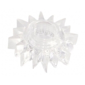 Прозрачное гелевое эрекционное кольцо-солнце - Toyfa Basic - в Туле купить с доставкой