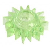 Зеленое эрекционное кольцо-солнце - Toyfa Basic - в Туле купить с доставкой