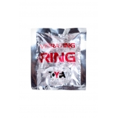 Прозрачное эрекционное кольцо с вибратором  и подхватом - Toyfa Basic - в Туле купить с доставкой