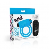 Голубое эрекционное виброкольцо 28X Remote Control Vibrating Cock Ring   Bullet - XR Brands - в Туле купить с доставкой