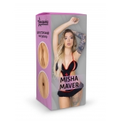 Двусторонний мастурбатор Misha Maver - 22 см. - ФлешНаш - в Туле купить с доставкой