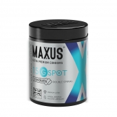 Гладкие презервативы Maxus G spot с двойной спиралью - 15 шт. - Maxus - купить с доставкой в Туле