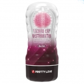 Прозрачный текстурированный мастурбатор Vacuum Cup Masturbator Black Hole - Baile - в Туле купить с доставкой
