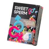 Шипучие таблетки для мужчин Sweet Sperm для изменения вкуса спермы (4 шт. по 0,5 гр.) - Капиталпродукт - купить с доставкой в Туле