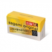 Презервативы увеличенного размера Sagami Original 0.02 XL-size - 12 шт. - Sagami - купить с доставкой в Туле