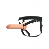 Полый страпон на ремнях 8’’ Hollow Silicone Strap-on - Pipedream - купить с доставкой в Туле
