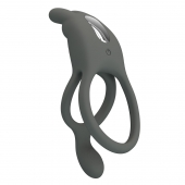 Серое эрекционное виброкольцо Dwayne - Baile - в Туле купить с доставкой