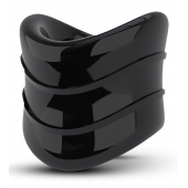 Черное эрекционное кольцо на мошонку Beef Ball Stretcher Snug X Long - Blush Novelties - в Туле купить с доставкой