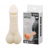 Мастурбатор-насадка Bigger Man - 21,5 см. - Baile - в Туле купить с доставкой